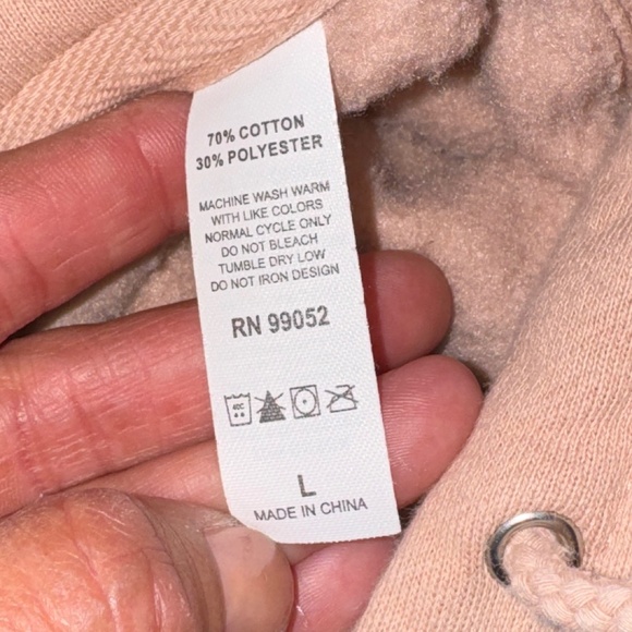 Pink and Red Happiness Project Hoodie Large - Picture 7 of 9